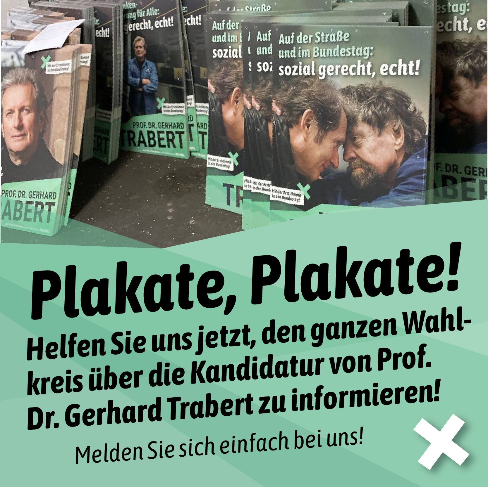 Plakat Prof. Dr. Trabert - Plakate, Plakate!